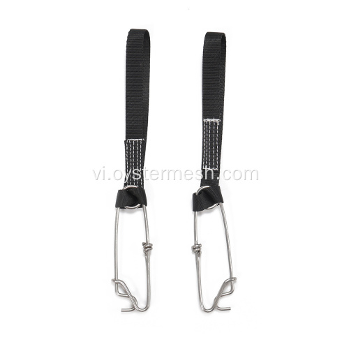 HDPE Oyster Lưới túi khớp với clip cá mập